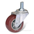 Light-duty Caster, Made of Polyurethane Material, 20 to 52kg Loading Capacity